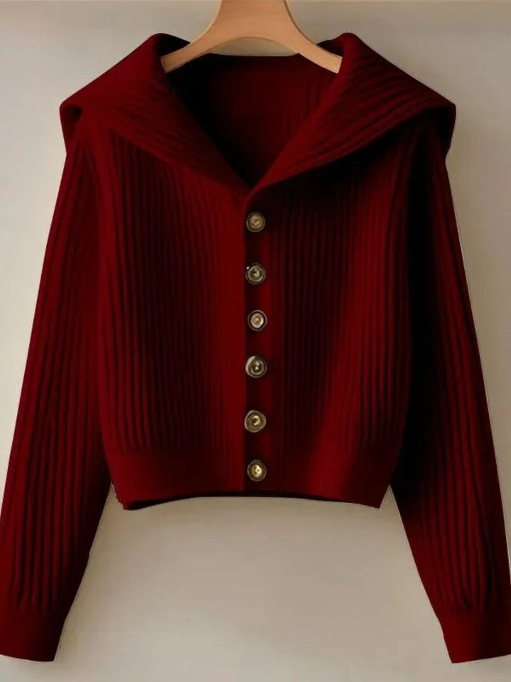 Gilet Melina en maille côtelée