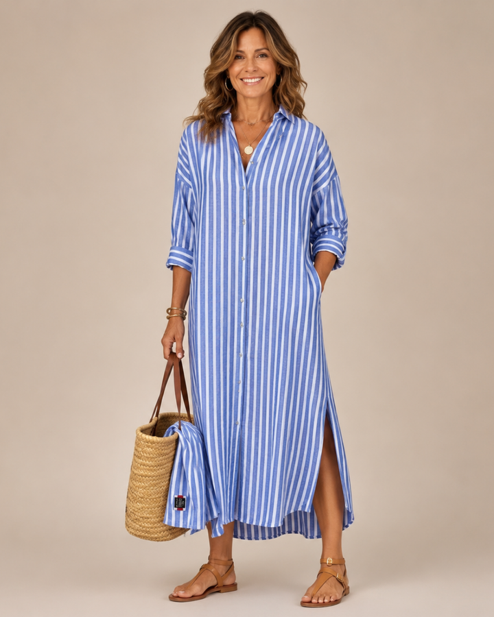 Willow | Vestido de Verano Elegante a Rayas