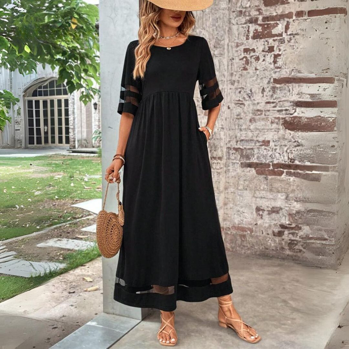 Giovanna | Flattering Midi Dress that Slims the Belly