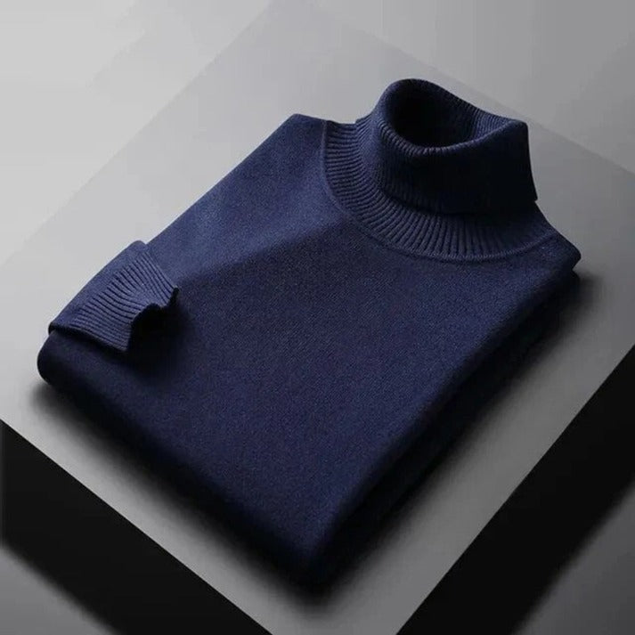 Klassischer Rollkragenpullover aus Kaschmir