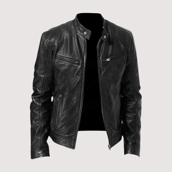Veste en cuir pour homme