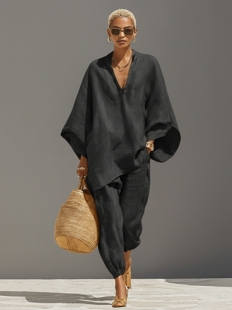 Ensemble en lin style décontracté