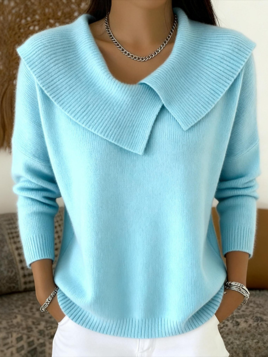 CLASSIC COLLAR SWEATER FOR WOMEN