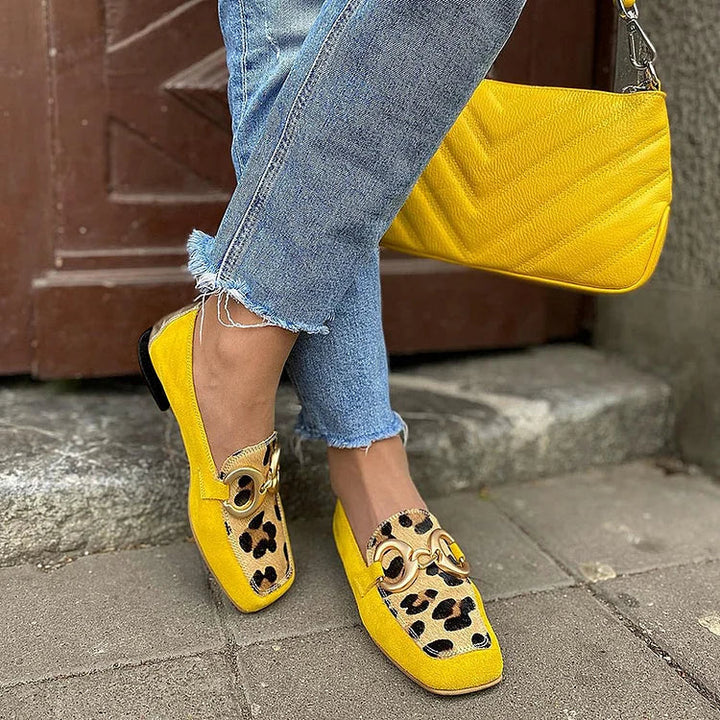 Daniella | Mocassin avec imprimé animal