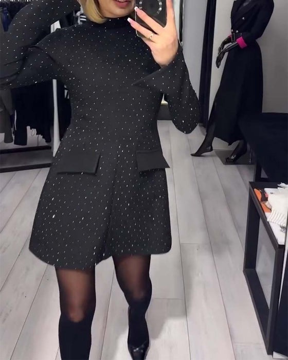 Robe élégante et subtilement scintillante