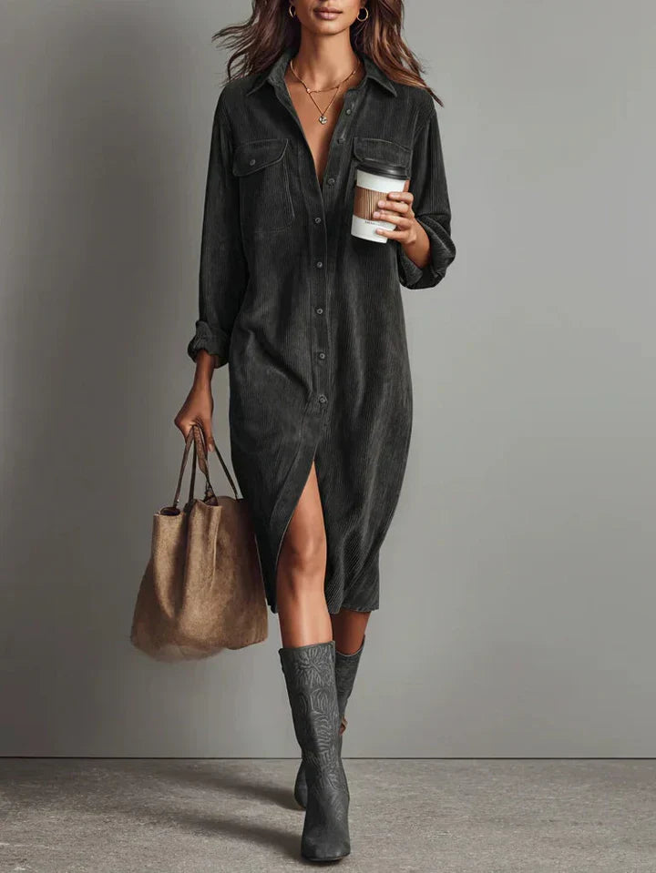 Robe casual élégante à coupe fluide