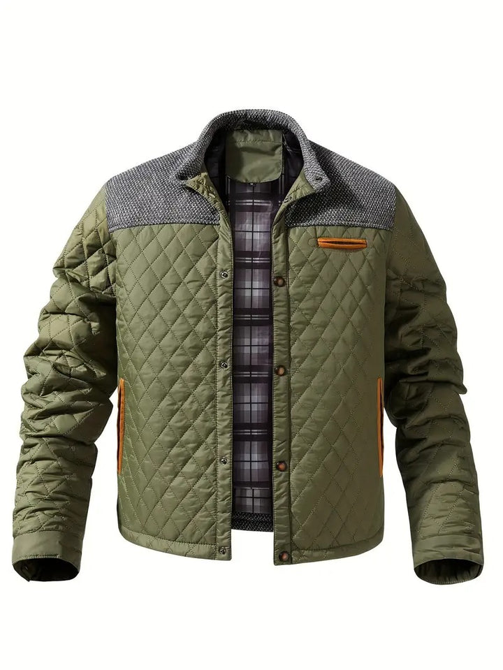 Veste matelassée chaude à col montant