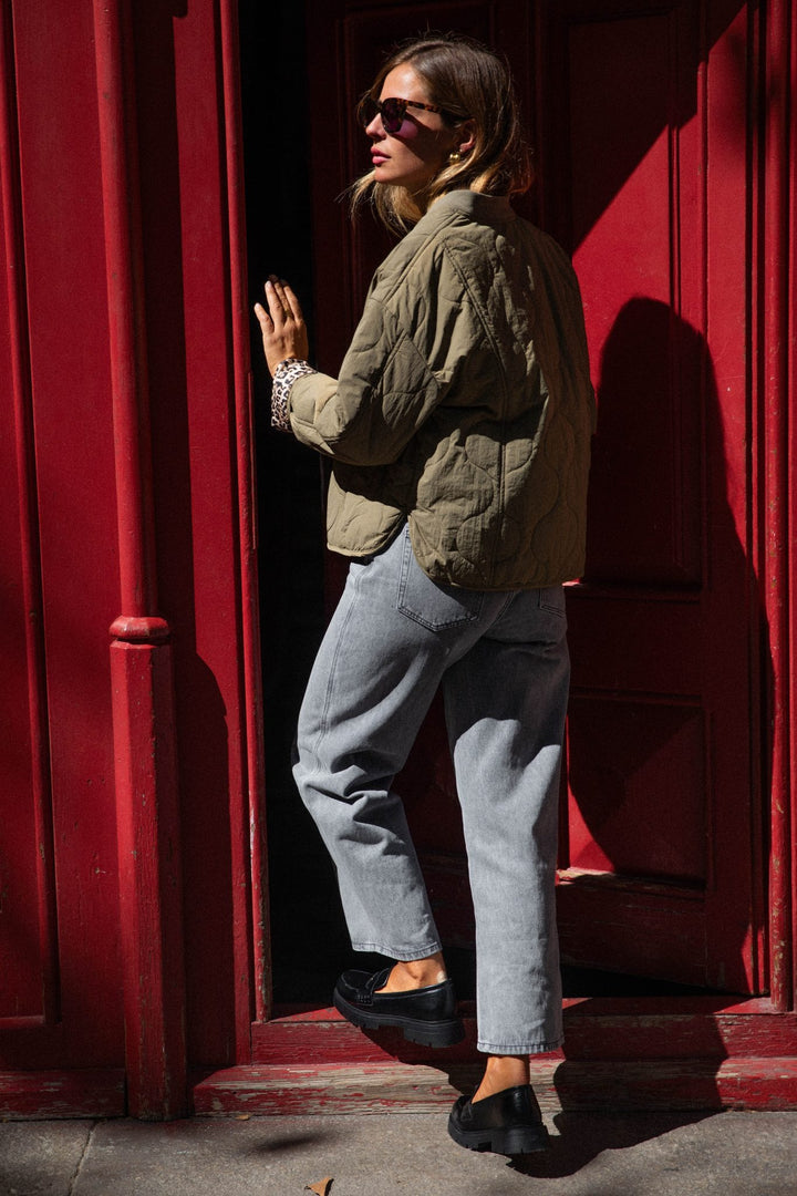 Veste intérieur léopard