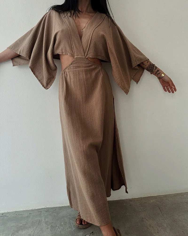 Ensemble chic en coton et lin