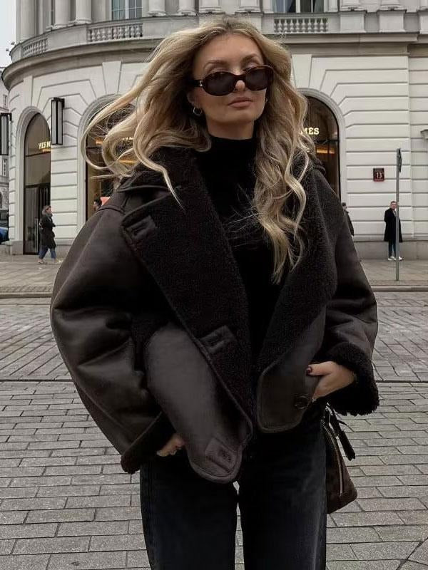 Veste en cuir vintage