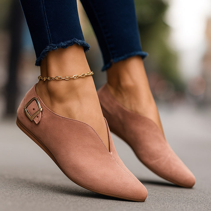 Ballerines à boucle