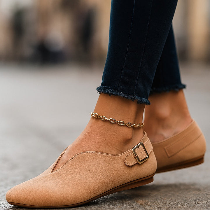 Ballerines à boucle