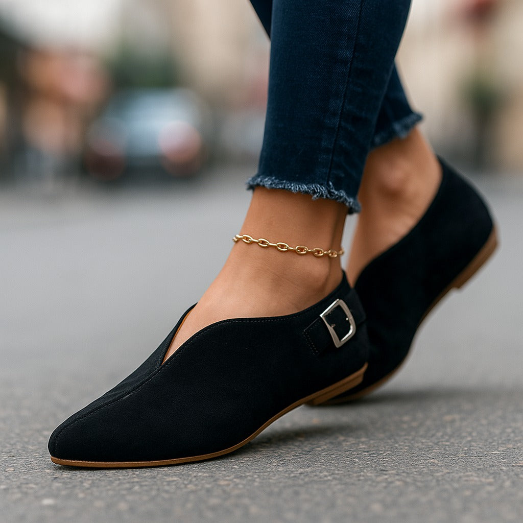 Ballerines à boucle