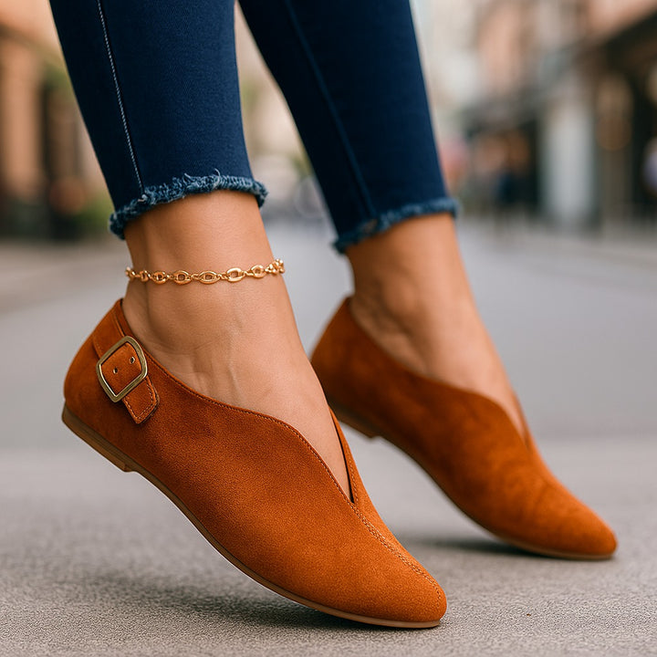 Ballerines à boucle
