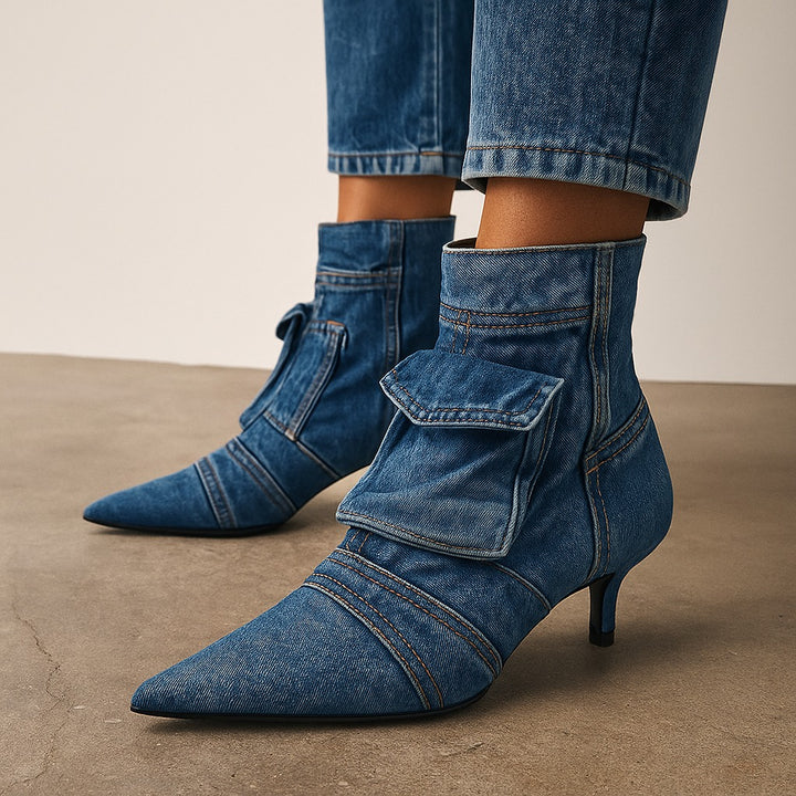 Bottes en denim