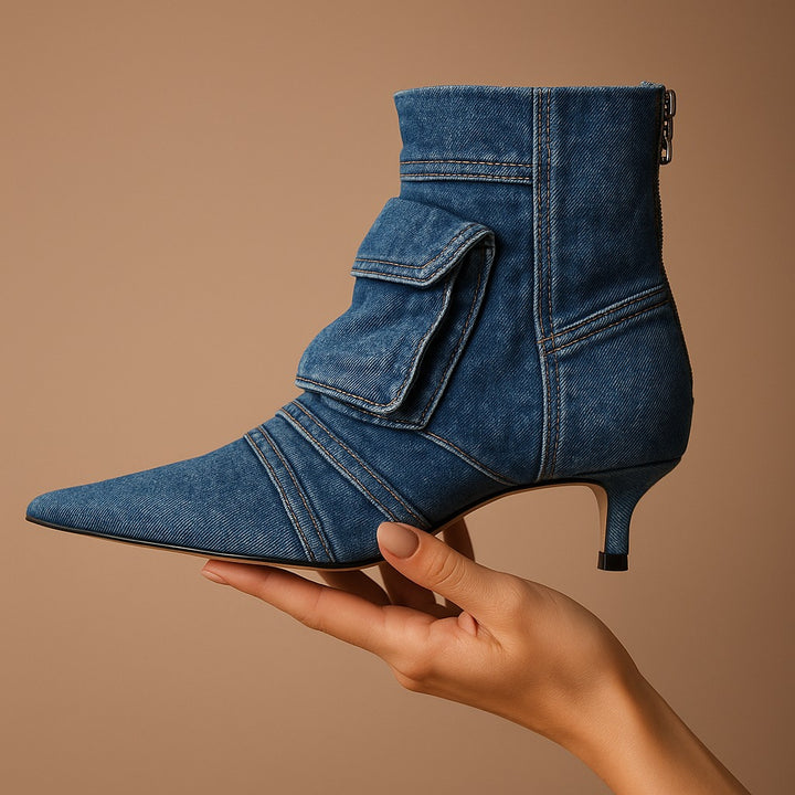 Bottes en denim