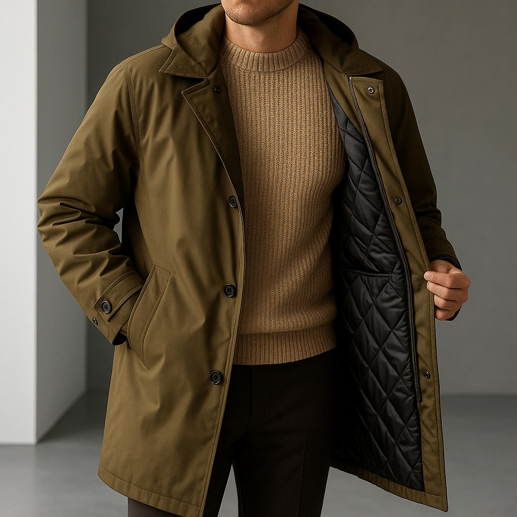 Manteau thermique à capuche