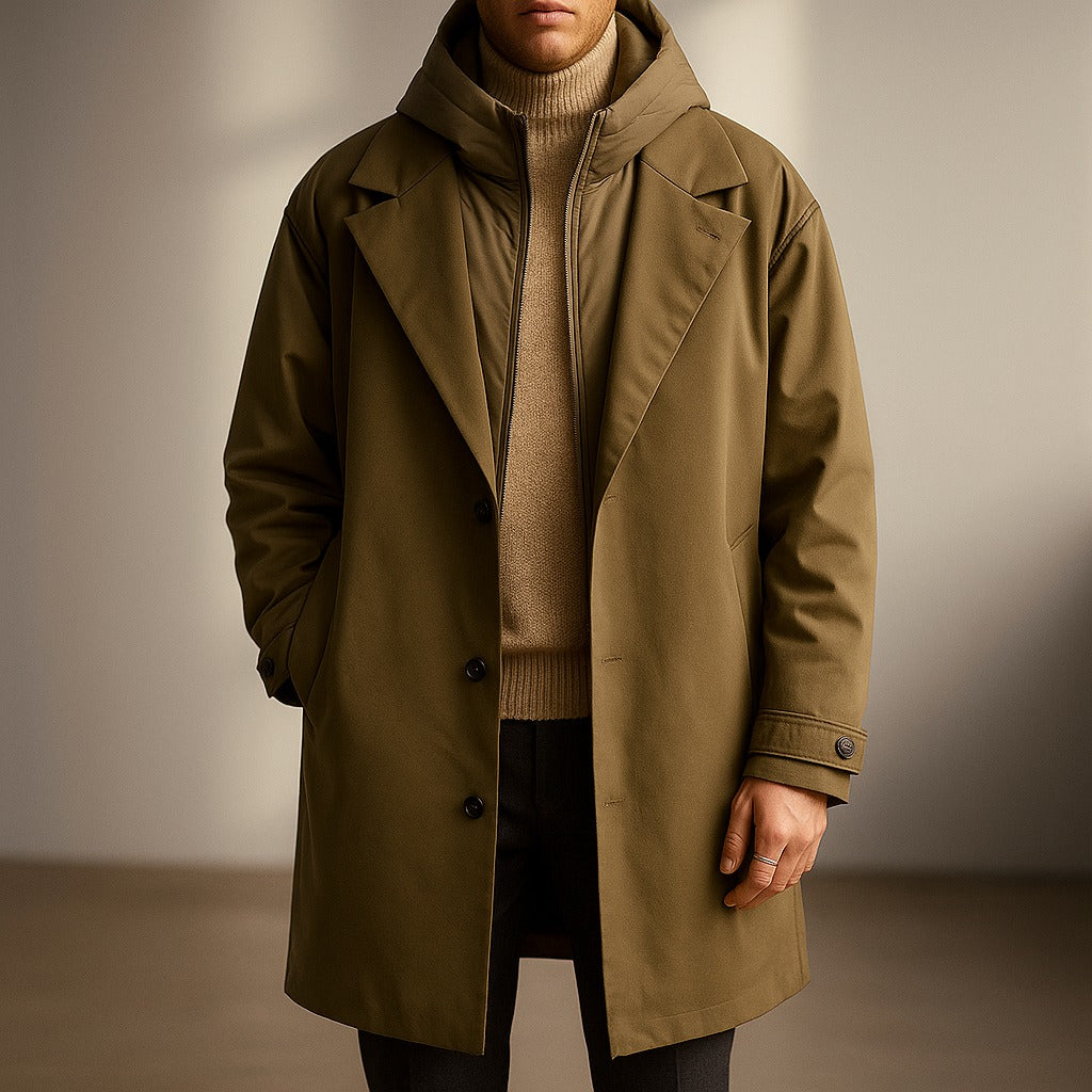 Manteau thermique à capuche