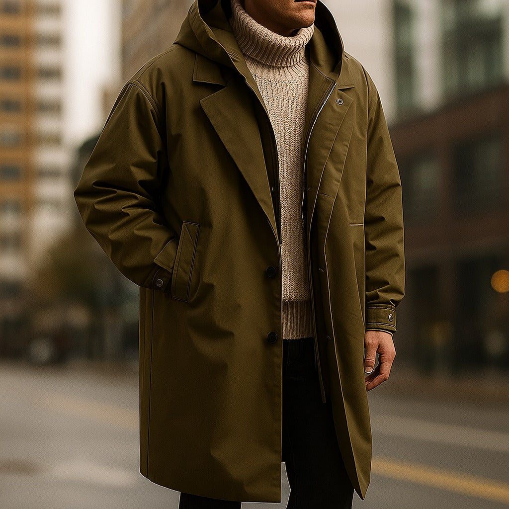 Manteau thermique à capuche