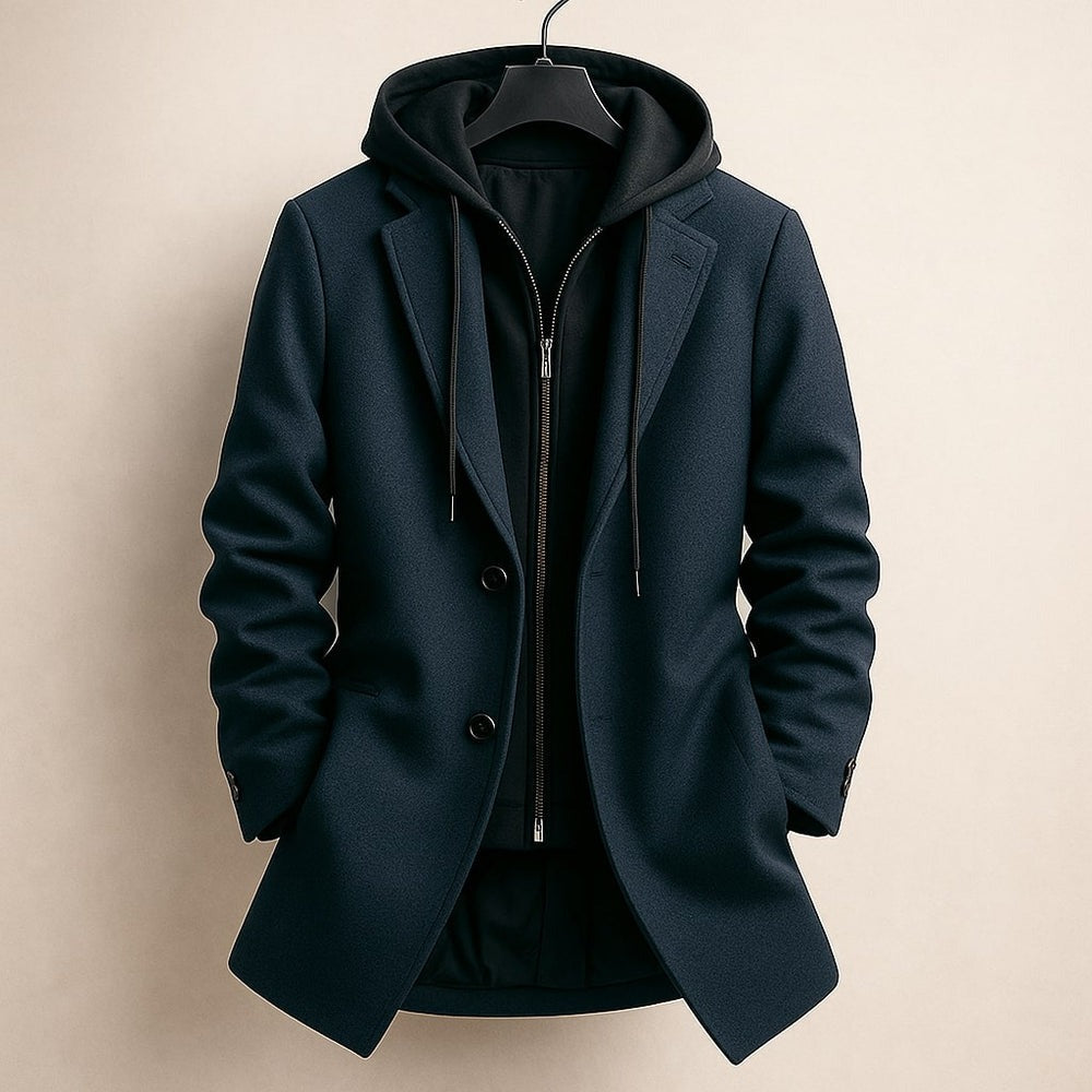 Manteau double couche chic