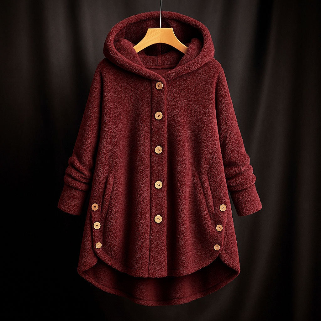Manteau polaire à capuche Elena