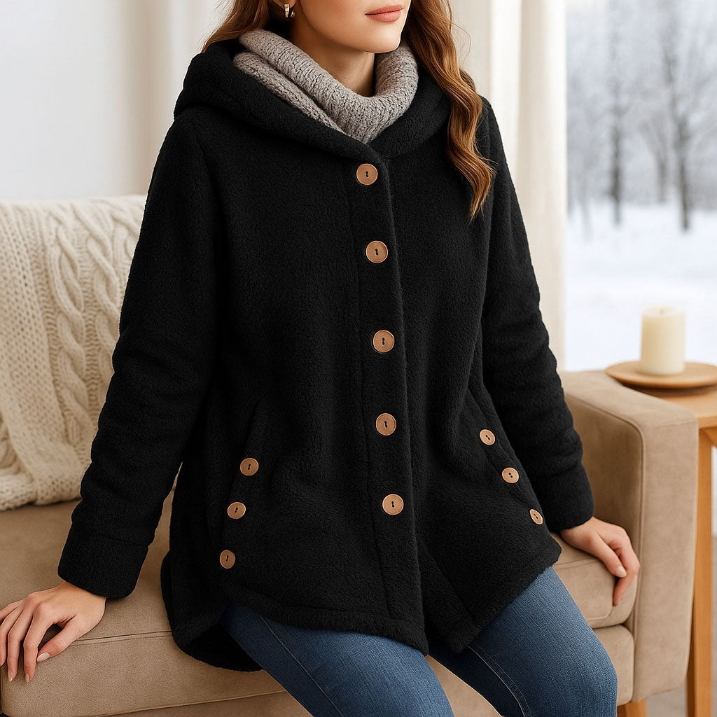 Manteau polaire à capuche Elena