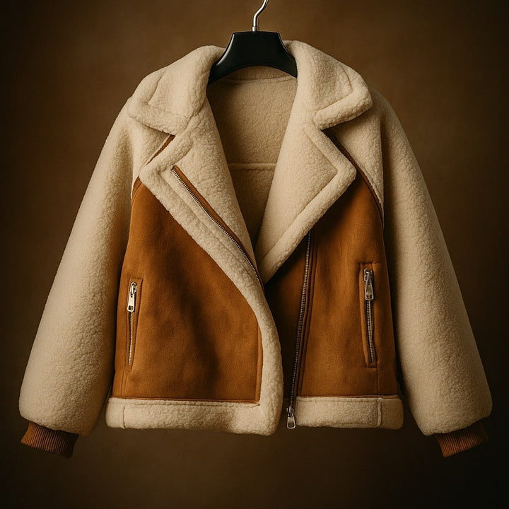 Veste Elena doublée en daim