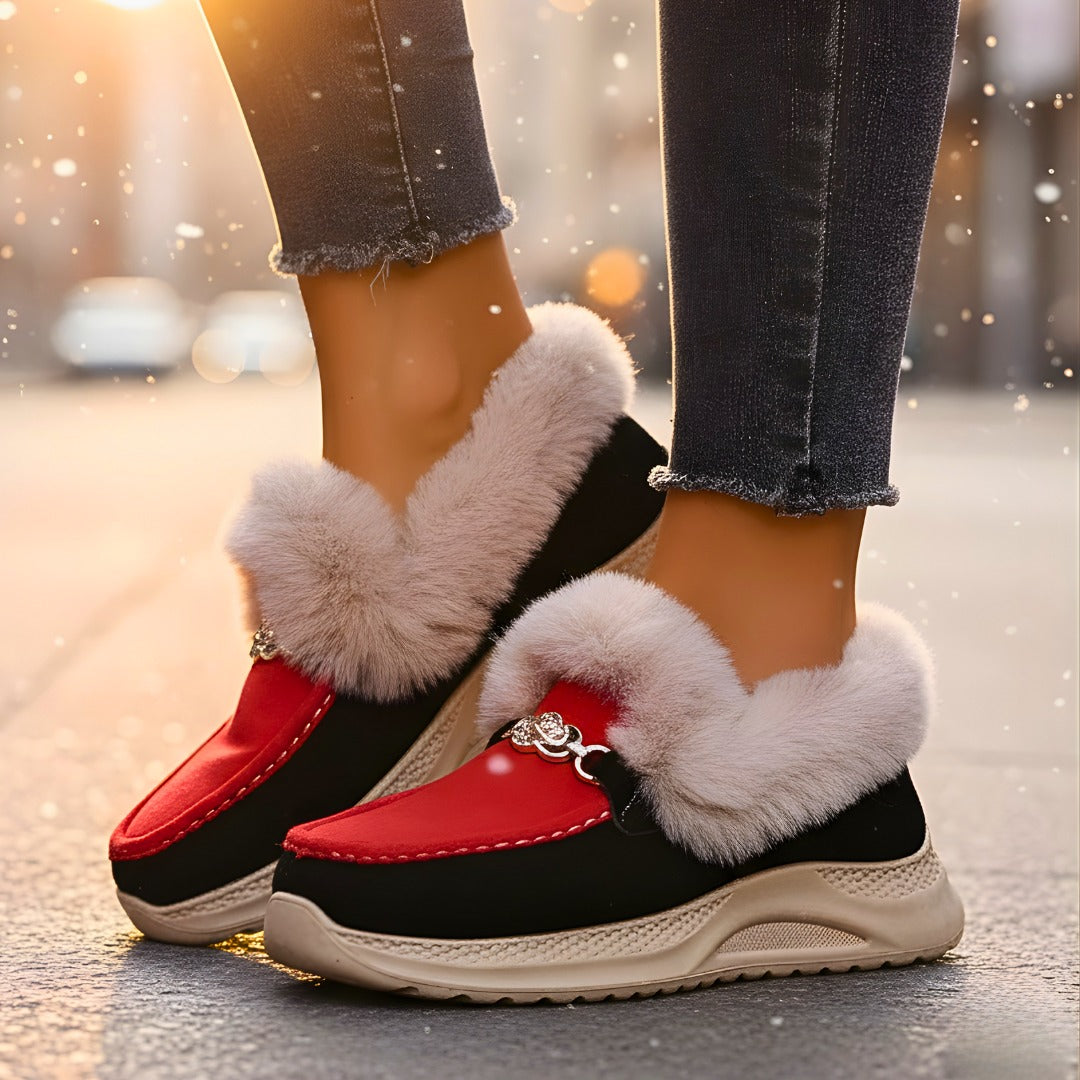 Mocassins en fourrure