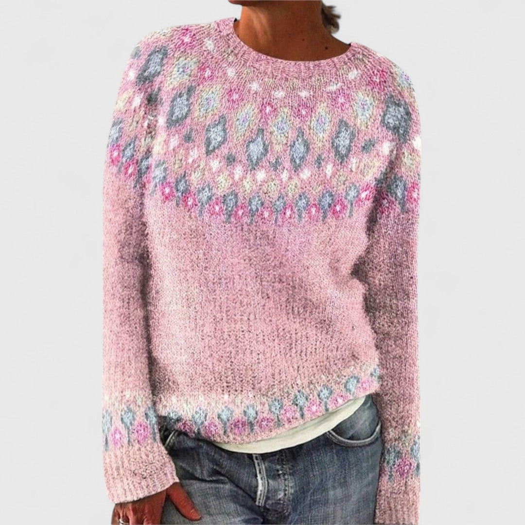Susan - Retro Scandinavian knitted sweater