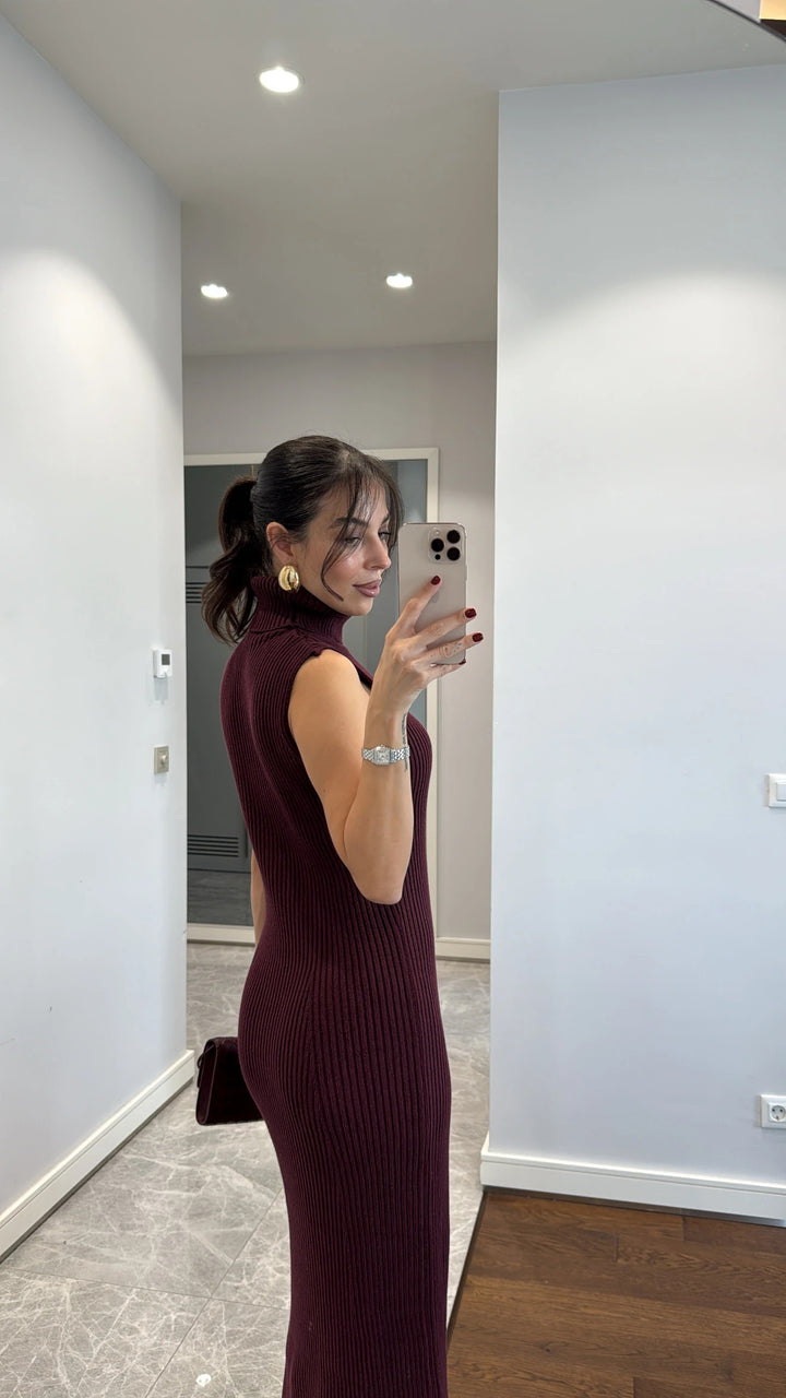 Ensemble robe et cardigan en maille