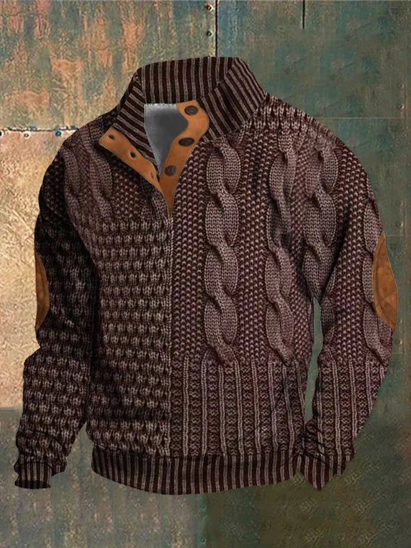 WARM PATTERNED PULLOVER