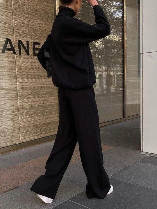 Ensemble décontracté ample en tricot