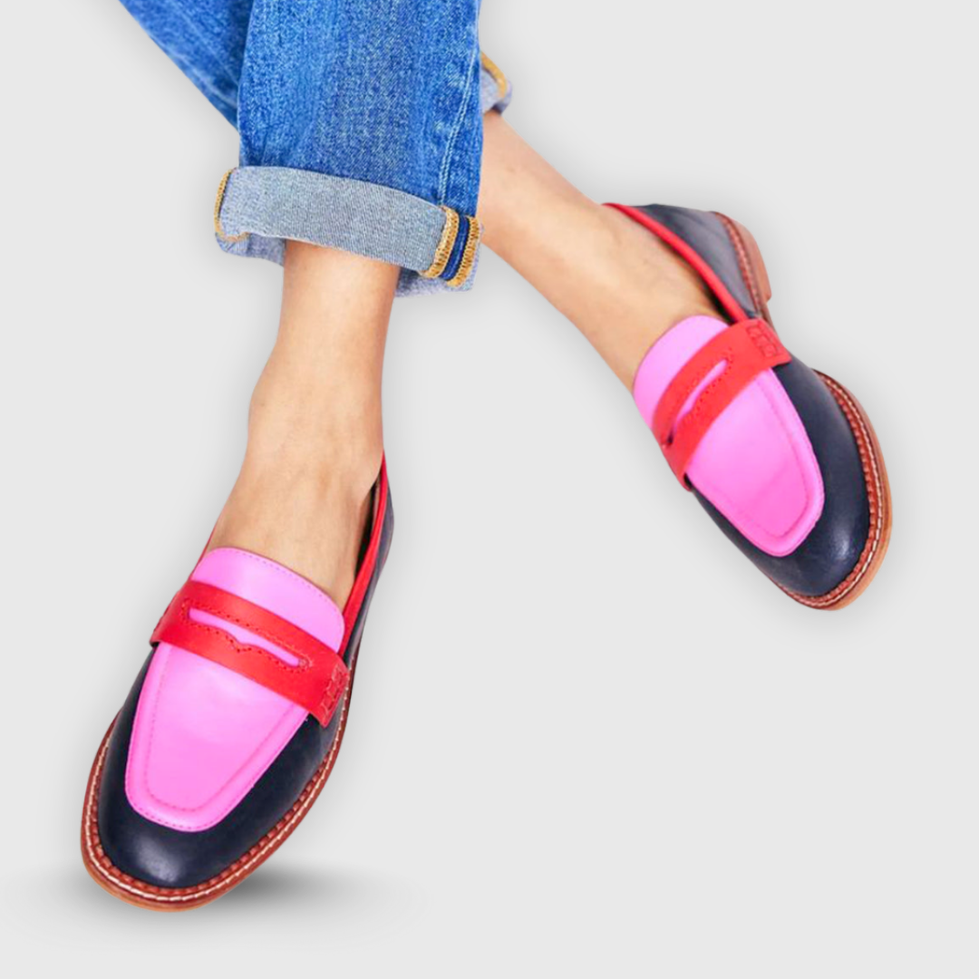Martine | Mocassin Contrasté