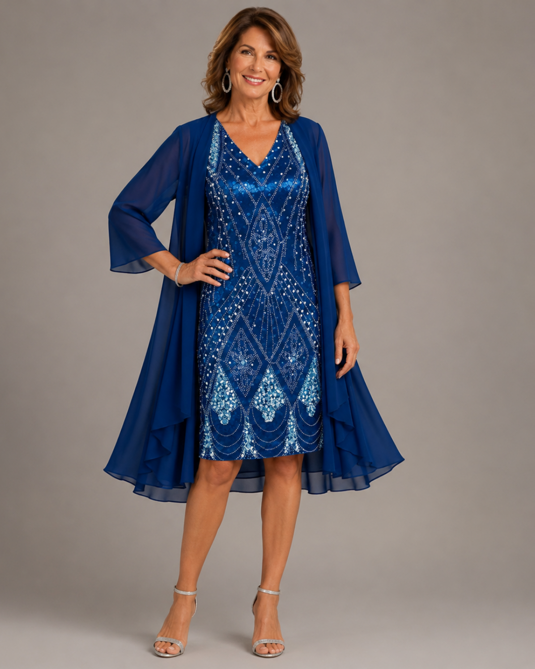 Kalie™ Vestido Elegante de Dos Piezas