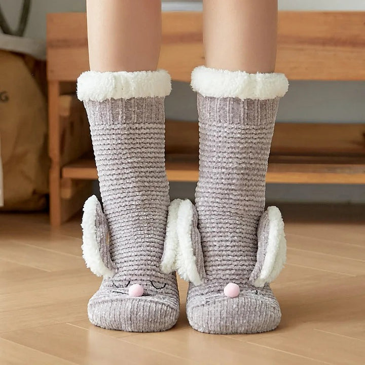 Chaussettes moelleuses Lapinou