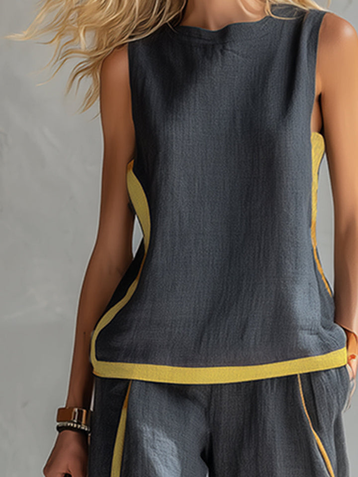 CHIC LINEN SET FOR WOMEN