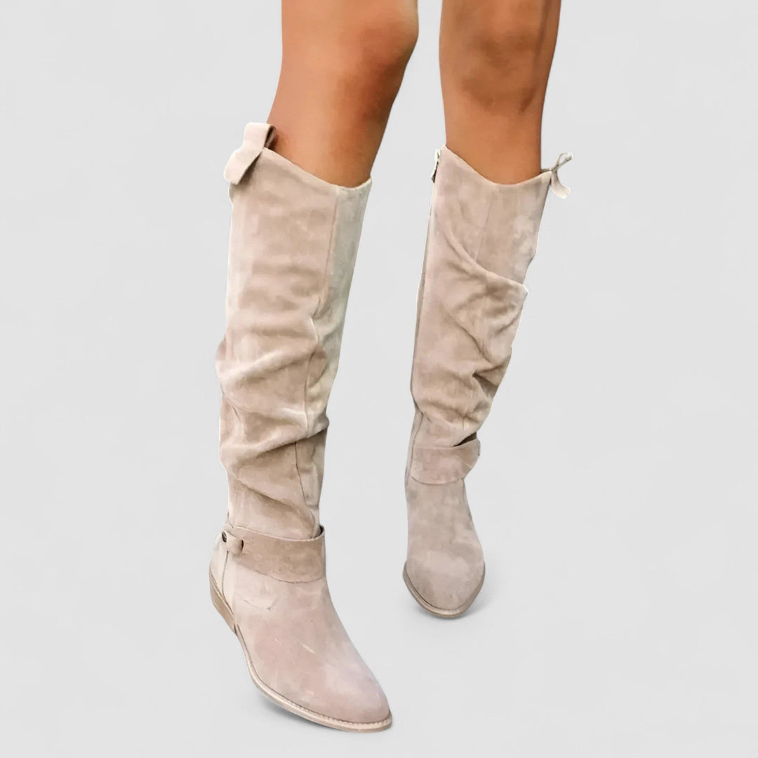 Nora | Knee-High Suede Boot