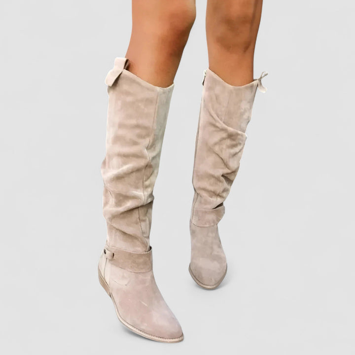 Nora | Knee-High Suede Boot