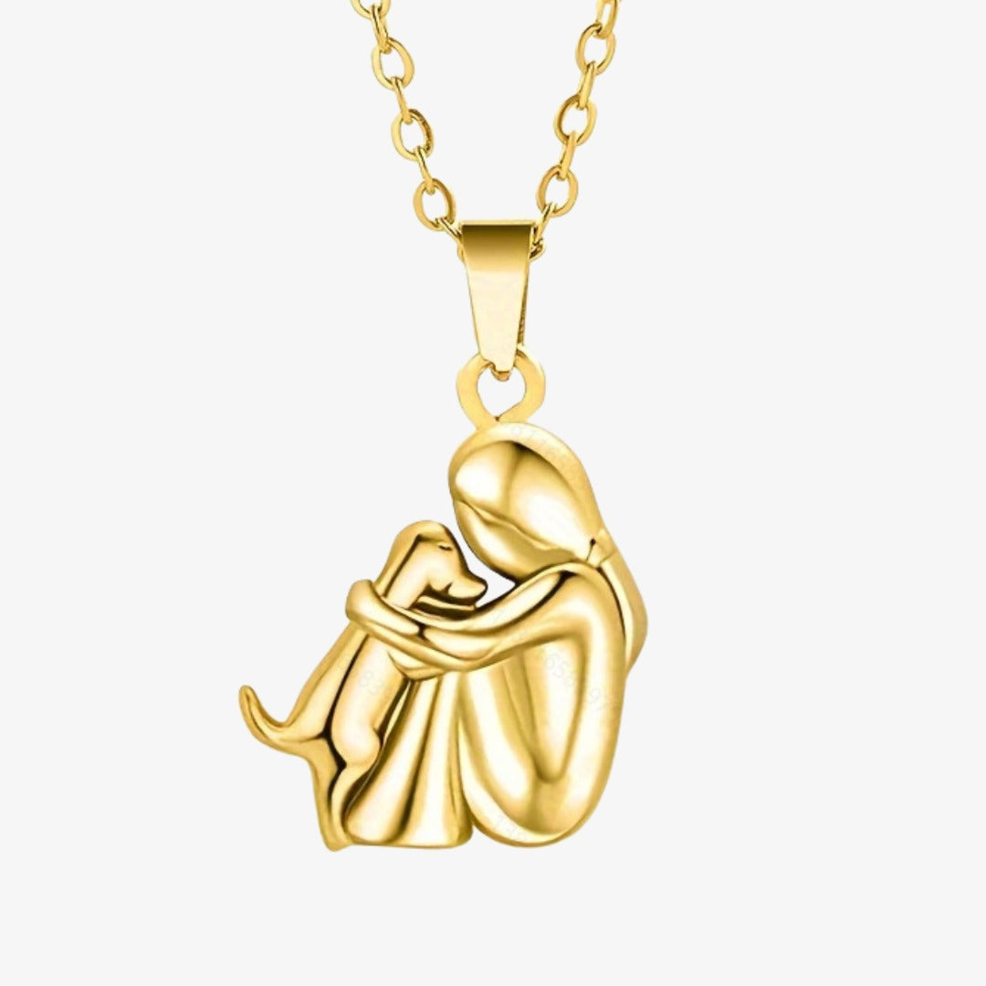 Collier pendentif chien