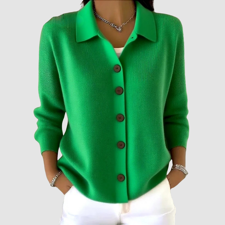 Joanna | Cardigan en Maille avec Boutons