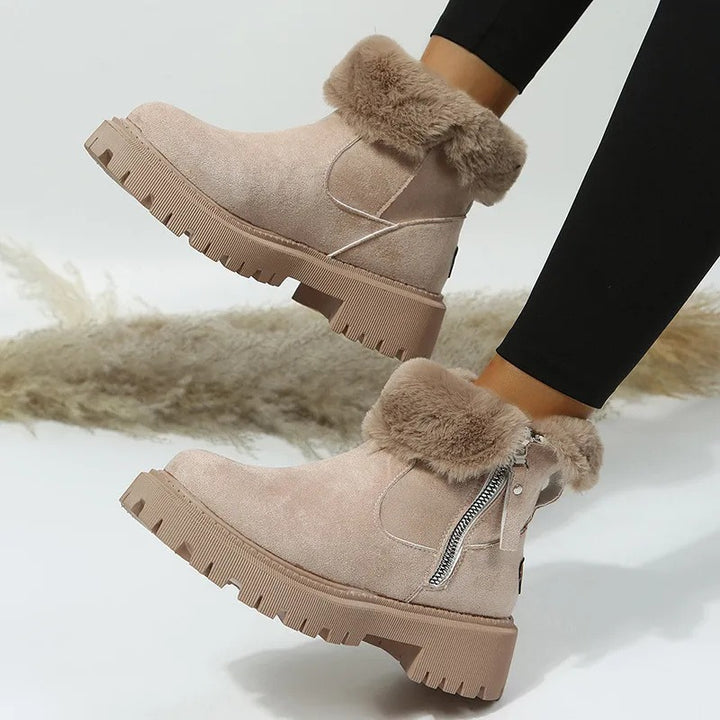 Bottes d'hiver confortables et chaudes