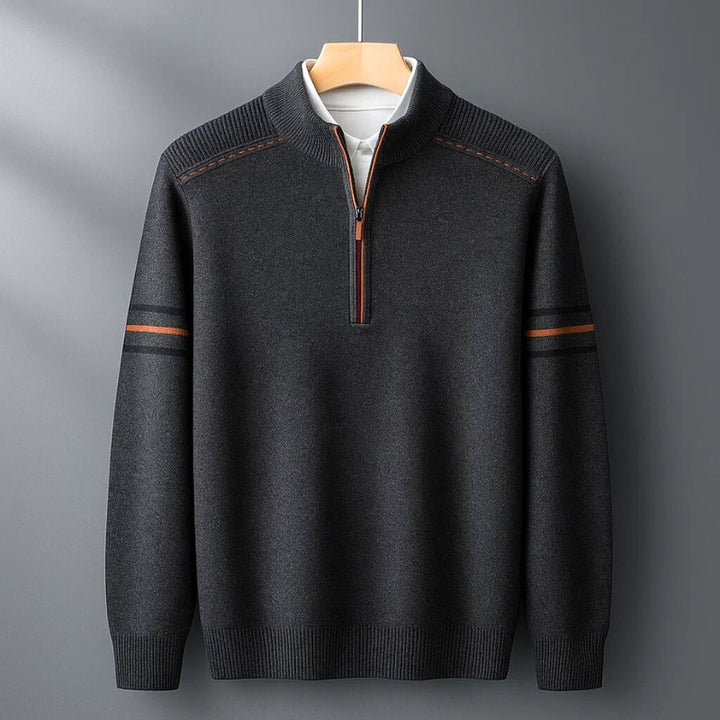 Pull Russell à quart de zip