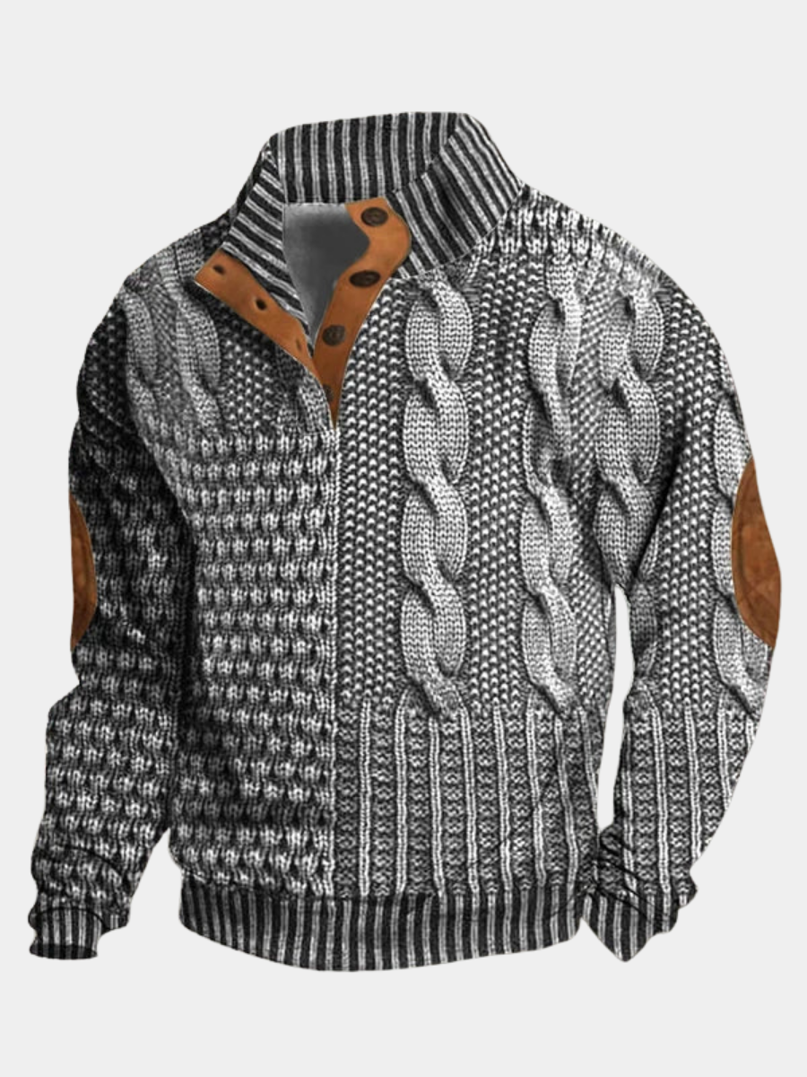 WARM PATTERNED PULLOVER