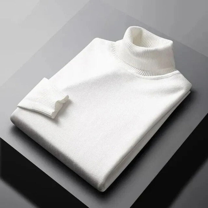 Klassischer Rollkragenpullover aus Kaschmir