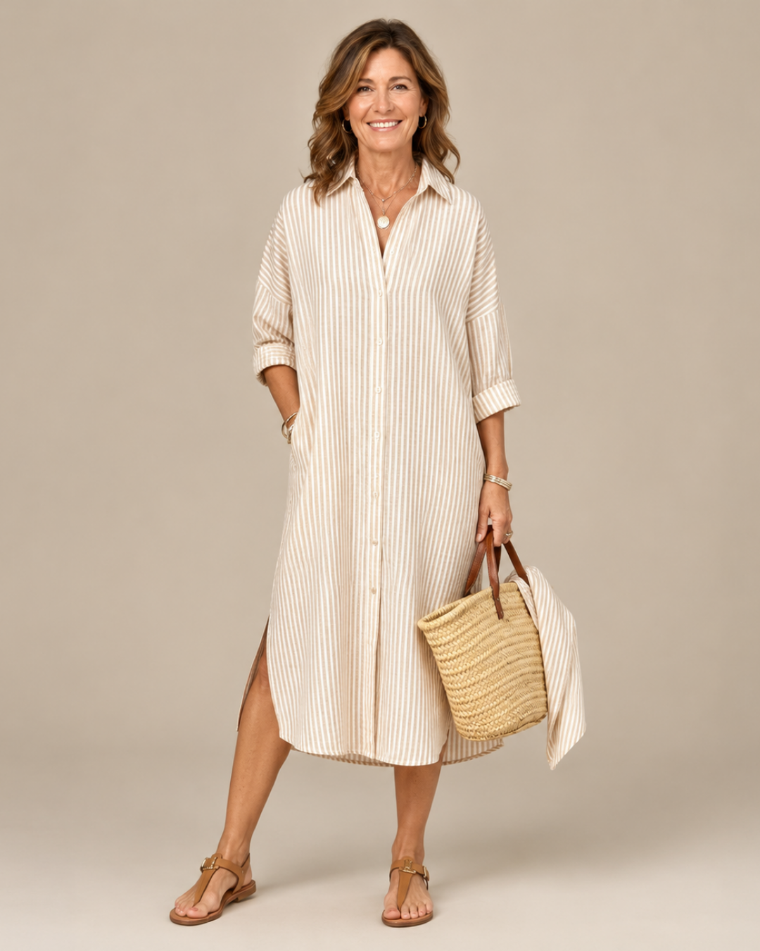Willow | Vestido de Verano Elegante a Rayas