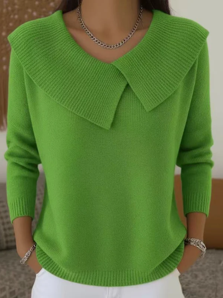 CLASSIC COLLAR SWEATER FOR WOMEN
