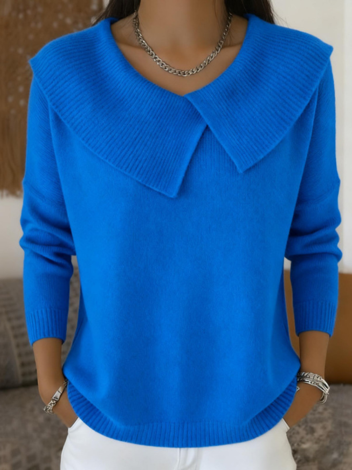 CLASSIC COLLAR SWEATER FOR WOMEN