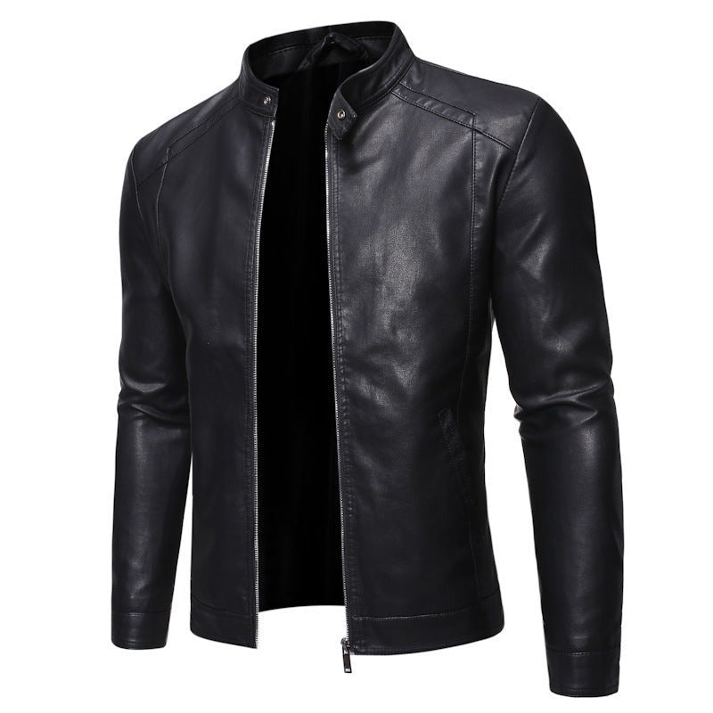 Veste en cuir au confort raffiné
