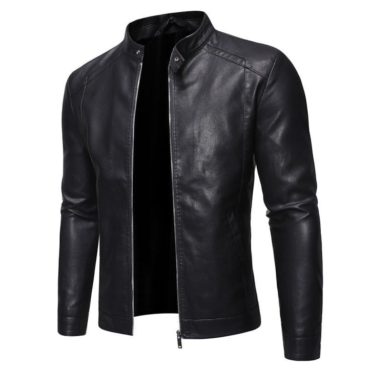 Veste en cuir au confort raffiné