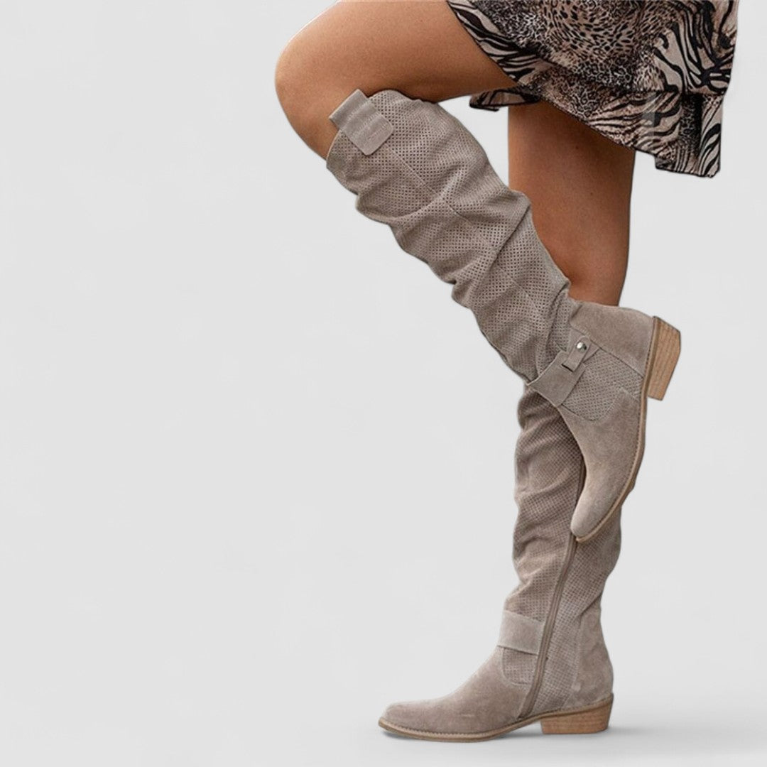 Hazel | Slouch Knee-High Boot